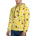 thumbnail image 2 of Hoodies for Men - Chamomile And Ladybug Long Sleeve Comfrt Men'S Fashion Hoodies & Sweatshirts, Sweatshirts for Men Hoodies Pullover Clothing Clothes with Pouch, 2 of 7
