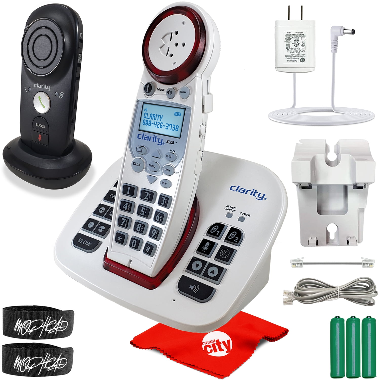 Clarity XLC8 Dect 6.0 Hearing Loss Extra Loud Amplified Cordless Phone