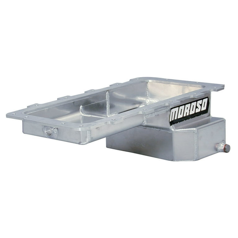 Moroso Ford 4.6/5.4L Fab. Aluminum Oil Pan w/Kick-Out Sump Moroso Ford 4.6/5.4L Fab. Aluminum Oil Pan w/Kick-Out Sump