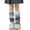 Grey, variant on Luvior Kids Leg Warmers Knitted Leg Warmers Loose Socks Knee High Leg Warmers For Girls