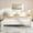 white- K, variant on Gaderth Boucle Bed Frame, Upholstered Platform Cloud Bed with Soft Round Headboard & Cylindrical Legs, Upholstered Platform Bed with Wood Slats,  Noise-free