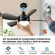 thumbnail image 5 of Ventilador de Techo VSHINY Negro Con Luz y Mando a Distancia, 5 of 7