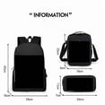 thumbnail image 2 of Ninjago Backpack Ninjago Student Schoolbag Cartoon Anime Backpack Shoulder Bag Pencil Bag 16 -nmaov, 2 of 2
