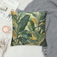 thumbnail image 2 of GOSMITH  Tropical Palm Leaves Throw Pillow Case Banana Jungle Leaf Seamless Floral Pattern Pillow Cushion Cover Home Sofa Decorative, 2 of 5