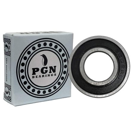 PGN (10 Pack) 6002-2RS Roulement - Roulement à Billes Étanche en Acier Chromé Lubrifié - 15x32x9mm Bearings avec Joint en Caoutchouc et Support à Haut Régime