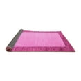 thumbnail image 2 of Ahgly Company Indoor Rectangle Solid Pink Modern Area Rugs, 2' x 5', 2 of 4