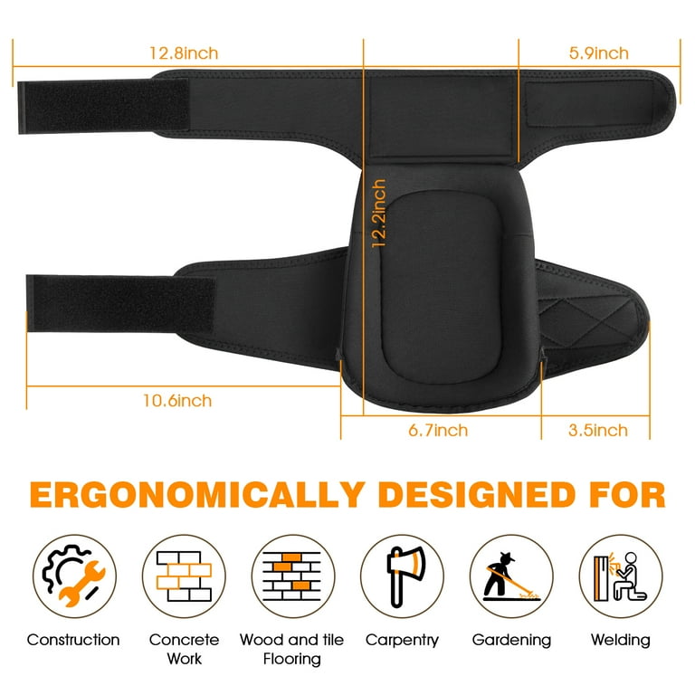 Professional Knee Pads - Thick Gel, Adjustable Straps, Anti Professional Knee Pads - Thick Gel, Adjustable Straps, Anti