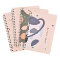 thumbnail image 1 of Pack of 4 A5 Spiral Notebook, A5 120 Pages/60 Sheets, A5 Notebook, Spiral Notebook, Lined Diary Notebooks for Travel and School Memos, 1 of 4