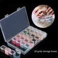 thumbnail image 5 of Juego de herramientas de pintura de diamantes 5D, 26 Uds., herramientas de pintura de diamantes y 1 Uds. Cajas de almacenamiento de pintura de diamantes de 28 compartimentos, 5 of 5