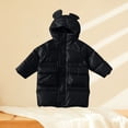 thumbnail image 4 of Hicidod Toddler Winter Jacket Long Light Thick Down Jacket Water-Resistant Windproof Fashion Solid Zipper Warm Cotton Girls Boys Jackets, 4 of 7