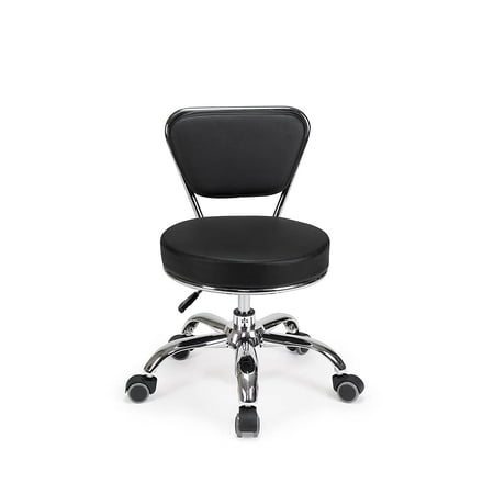 

Salon Nail Pedicure Stool Pedicure Chair DAYTON BLACK Pneumatic Adjustable Rolling Salon Furniture & Equipment