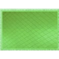 thumbnail image 1 of Ahgly Company Indoor Rectangle Patterned Emerald Green Area Rugs, 2' x 4', 1 of 6