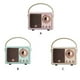 thumbnail image 4 of Cateissary Altavoz 5,0 compatible con Bluetooth, electrochapado inalámbrico antiguo, portátil, bonito, tarjeta de memoria de 400mAh, reproductor Cables de audio/vídeo Amarillo, 4 of 6