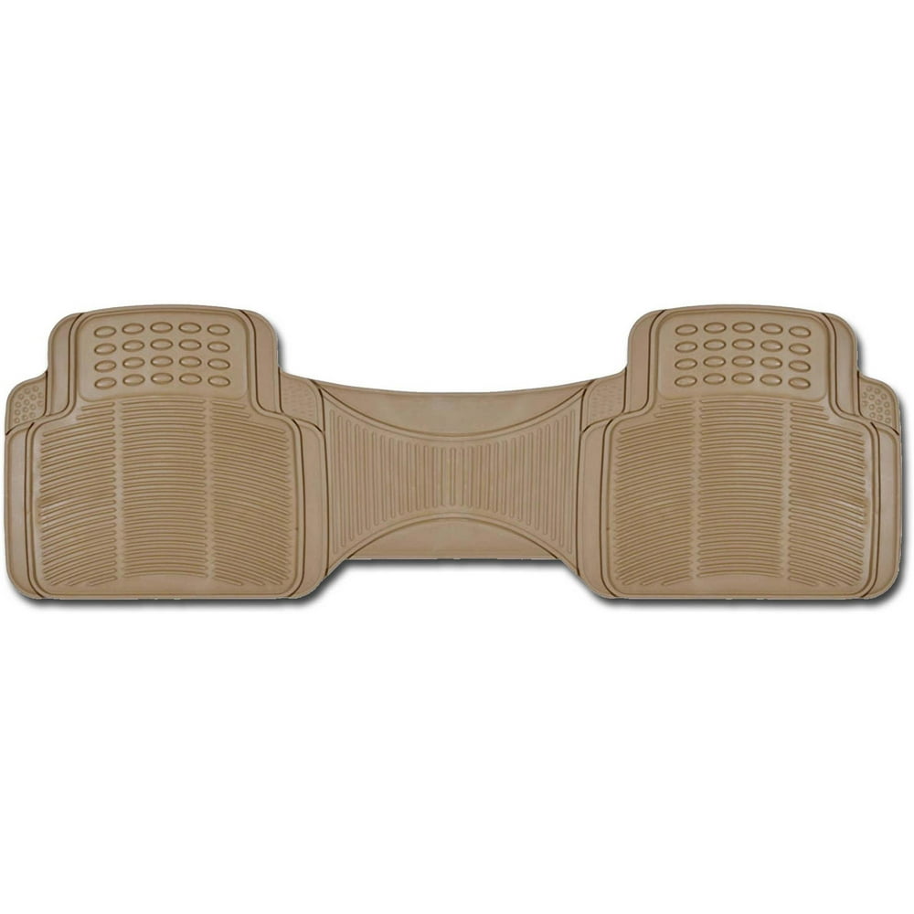 BDK 1Piece Ridged Rubber Floor Mats Car SUV, Van and Truck Trimmable Liner