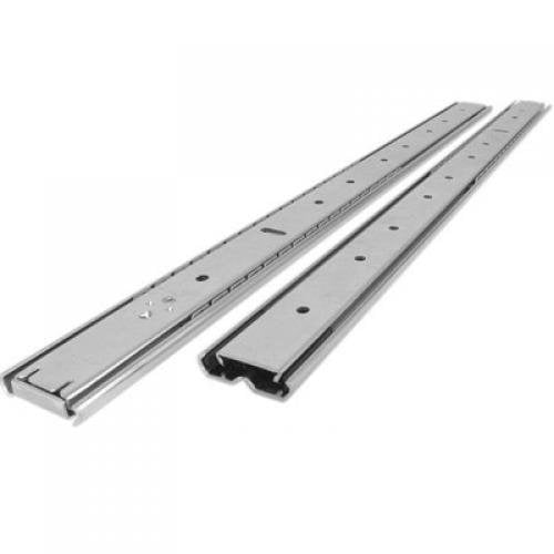 24" Silver Steel Sliding Rails for Rackmount Server Case