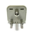 thumbnail image 2 of Seven Star Universal Travel Plug Adapters For India & Africa (2 Pack, Universal to India - 3 Round Pin - Type D), 2 of 5