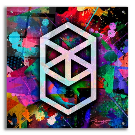 Epic Art 'FTM Fantom Crypto' by Epic Art Portfolio, Acrylic Glass Wall Art, 24"x24"