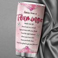 thumbnail image 5 of Athenstics Advice From A Flamingo Tumbler Stainless Steel 20 Oz Jewelry Animal Cup With Lid Flamingo Gifts For Women Insulated Coffee Mug Birthday Tumblers With Sayings On It, 5 of 6