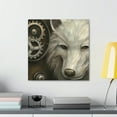 thumbnail image 3 of Arctic Wolf Steampunked - Canvas, 3 of 10