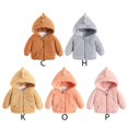 thumbnail image 3 of URMAGIC Infant Baby Boys Girls Fleece Lined Hooded Jacket Solid Color Hoody Warm Zipper Up Coat Fall Outwear Overcoat, 3 of 3