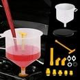 thumbnail image 3 of No-Spill Coolant Funnel Kit, 15Pcs Spill-Proof Coolant Filling Funnel Radiator Flush Kit with Adapters, Universal Radiator Bleeder Funnels Fill Set for Most Cars, 3 of 7