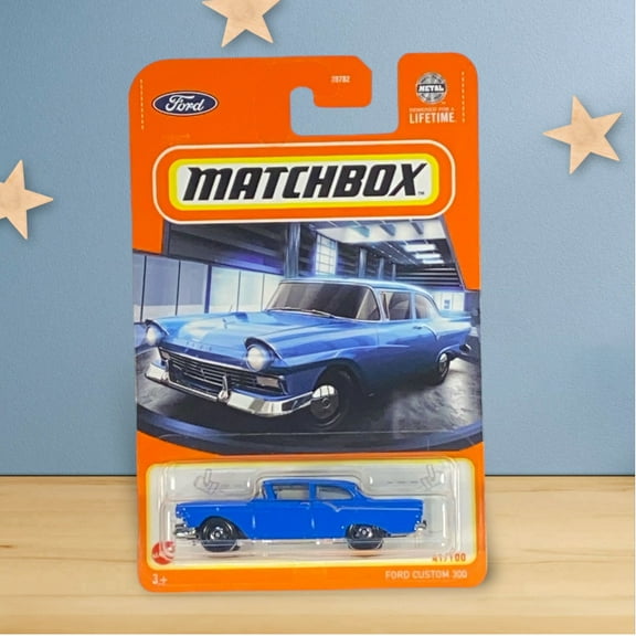 Matchbox Ford Custom 300 Diecast Car (Blue)