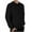 #H-Black, variant on GuangCheng Mens Lapel Sweaters Textured Knit V Neck Pullover Business Casual Loose Fit Tops