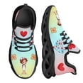 thumbnail image 1 of Zapatillas deportivas Kawaii para mujer, estilo asistente médico, para correr, , de malla transpirable, 1 of 6