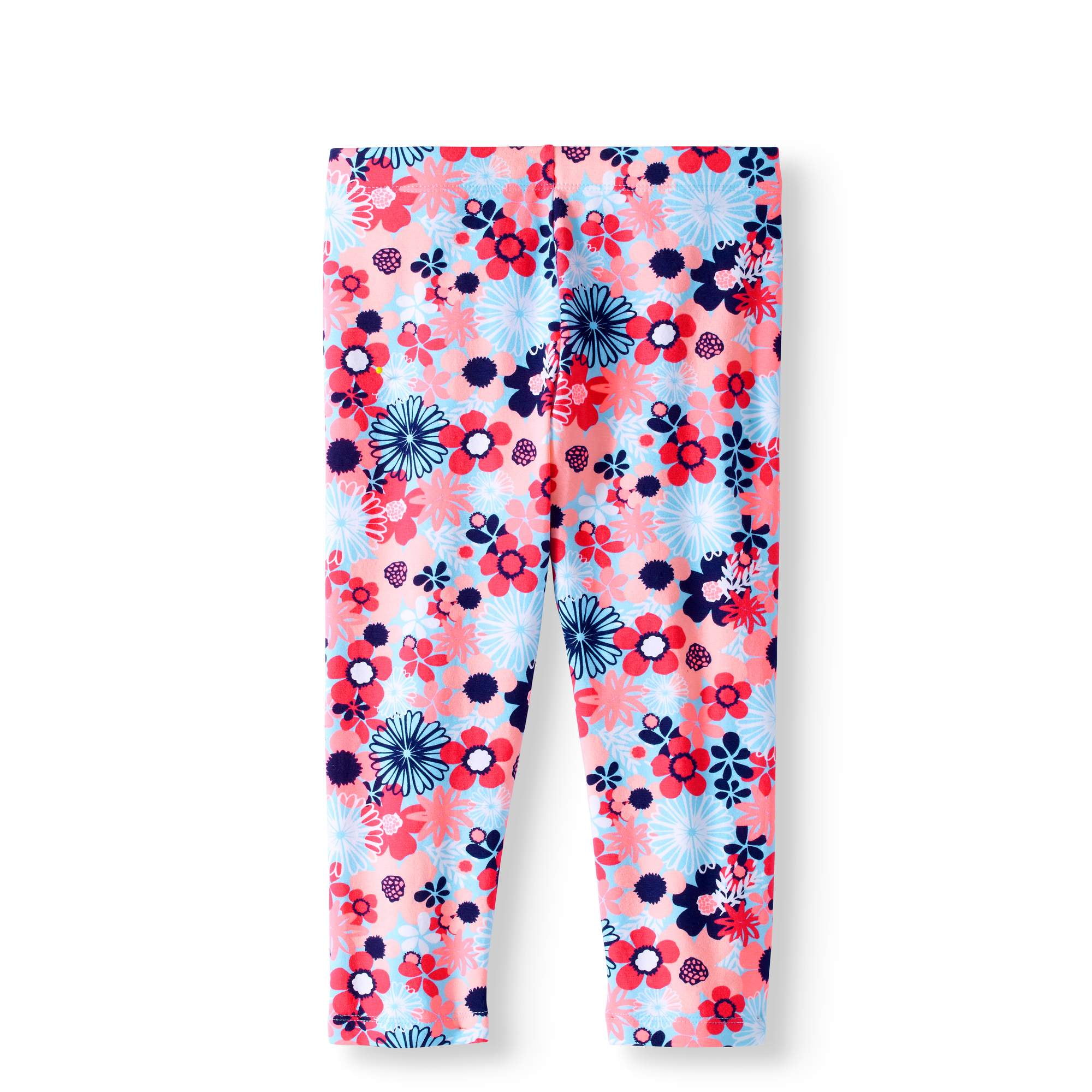 Girls' Tough Cotton Printed Capri Legging