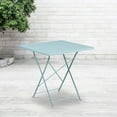 thumbnail image 3 of 28'' Square Gold Indoor-Outdoor Steel Folding Patio Table, 3 of 3