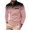 Pink, variant on JASKFLY Men's Gradient Printed Sport Shirt Button Lapel Long Sleeve Tops Casual Golf Shirts Fall Winter Tops on