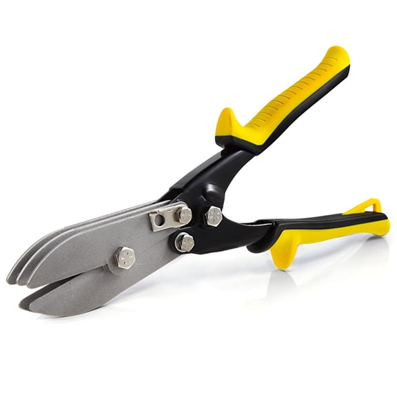 5-Blade Hand Crimper Sheet Metal Tools, 10-1/2" Sheet Metal Crimper Gutter End Cap Duct Crimping Tool