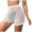 White, variant on XFLWAM Women's Swim Shorts Waistband Swimsuit Bottom Board Shorts Swimwear Quick Dry Swimming Lace Boyshorts Black XL