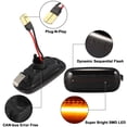 thumbnail image 3 of 2pcs Car Markers Accessories Sequential Side Marker Lights Turn Signal Light Assembly for Audi A6 2000-2011, 3 of 6