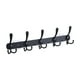thumbnail image 4 of Gancho de pared impermeable, resistente, decorativo, de acero inoxidable para baño. Negro, 4 of 9