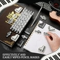 thumbnail image 7 of Music Pencils Music Note Pencil with Music Themed Erasers Wood Pencils Bulk Keyboard Fun Pencils Erasers Gift (48 Pcs), 7 of 7