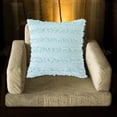 thumbnail image 3 of Funda de almohada con borla de color sólido moderno, funda de cojín para exteriores de 18x18 pulgadas para muebles de patio, funda de almohada decorativa impermeable resistente a la intemperie, 3 of 5