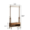 thumbnail image 4 of WILK Freestanding Clothes Rack, Closet Garment Rack with Storage Drawer, 4 of 7