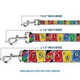 thumbnail image 3 of Mattel Pet Leash, Dog Leash, UNO Cards Lineup Stack Multi Color, 6 Feet Long 1.0 Inch Wide, 3 of 6