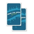thumbnail image 4 of Hand Car Wash  24" x 36" Double Sided A-Frame Sidewalk Sign, Includes 2 Installed Vinyl Decals | Foldable Portable White Signicade Sandwich Board Signs, 4 of 5