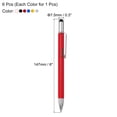 thumbnail image 2 of Unique Bargains 6 Pack 6 in 1 Metal Multitool Tech Tool Pen Gifts with Ballpoint Pen, Ruler, Screwdriver, Stylus, Level Gauge, 2 of 7