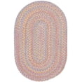 thumbnail image 1 of Rhody Rug PT08R060X096 5 x 8 in. Playtime Pink & Multicolor Oval Rug, 1 of 1