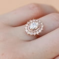 thumbnail image 5 of Forever Jewels 3Ct Oval Cut Moissanite Womens Engagement Ring 14K Rose Gold Plated, 5 of 5