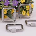 thumbnail image 3 of OUSITAID Safe Multi-Function Square Mini Hanging Buckle Aluminum Alloy Carabiner for Outdoor Black, 3 of 7