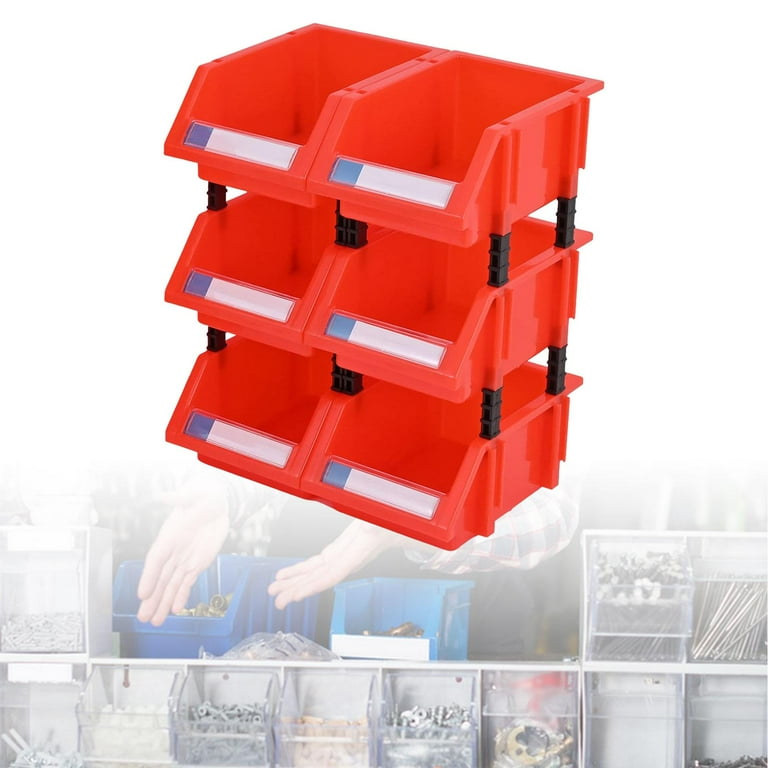 Pieces Hardware Storage Organizer Stackable Storage Bin, 51 OFF