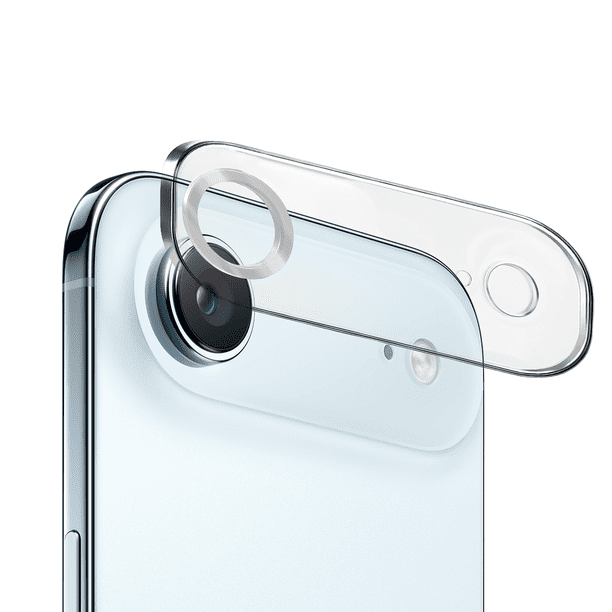 Mica de Cámara Cristal Deluxe 2mm para iPhone AIR – Protección Vidrio Templado Plateado, Alta Claridad y Ajuste Perfecto