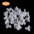thumbnail image 3 of Uxcell Plastic Fishing Hook Bonnets Treble Hook Covers Fit for 6,7,8, White 100 Pack, 3 of 6