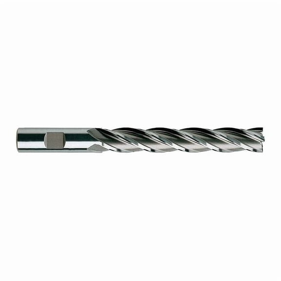 Yg-1 Tool Square End Mill, 0.375 in, HSS 06055
