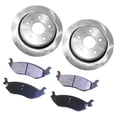 thumbnail image 3 of Geelife For 2004 2005 2006 Dodge Durango 2002-2004 Ram 1500 Rear Rotors and Ceramic Pads, 3 of 3