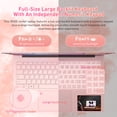 thumbnail image 4 of Auusda Laptop, Win 11 Pro 15.6" 3050E CPU Home Computer, 16GB RAM 512GB SSD, Backlit Keyboard, Fingerprint Unlock,Pink, 4 of 9